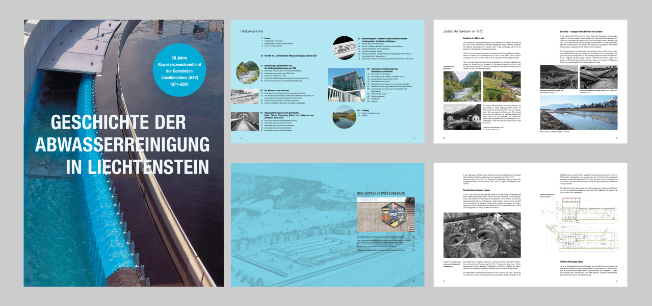 Geschichte der Abwasserreinigung in Liechtenstein , 1971–2021