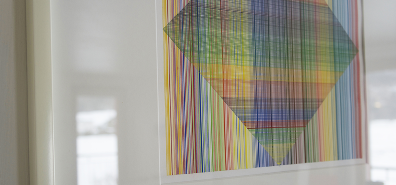 Erinnerungsstück, eigene Arbeit, Couache auf Papier