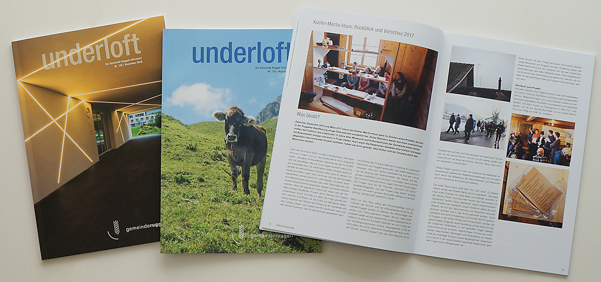 Nordwind, 3x jährlich erscheinende Informationsschrift der Gemeinde Ruggell