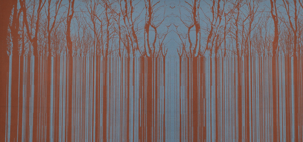 Wald-Codierung, Siebdruck 2016