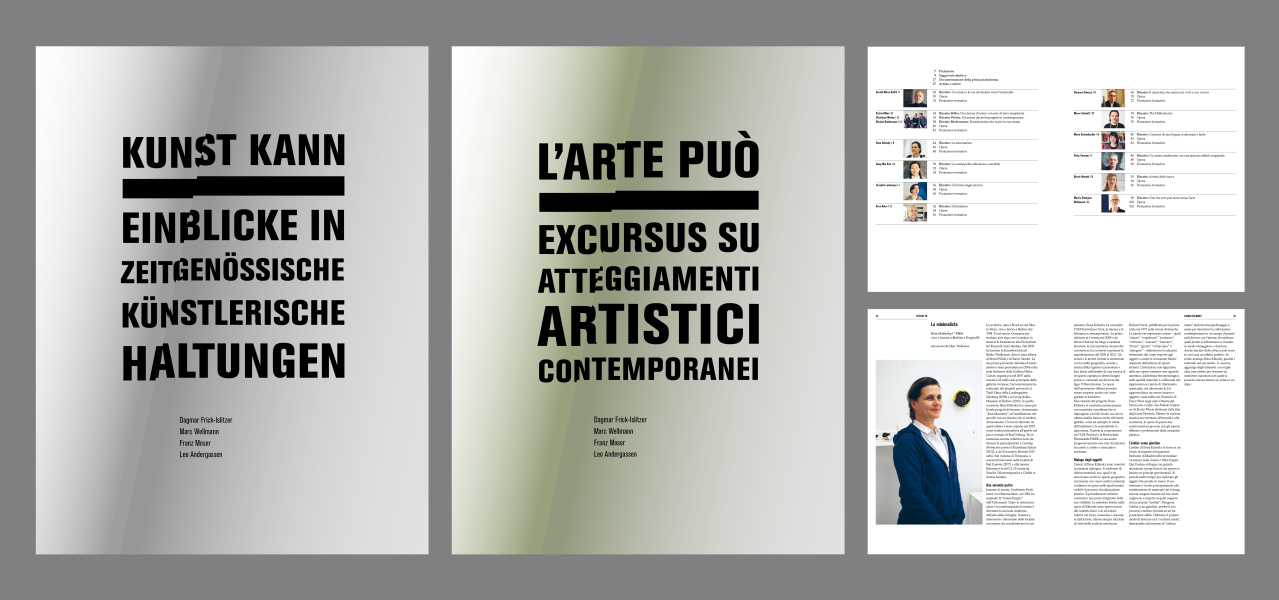 "KUNST KANN" in zwei Sprachvarianten